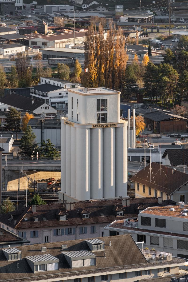 Architectural project - vertical lines, urban layout, city life, white building, architectural landmark, industrial view, skyline view, rooftop view, city buildings, high rise, tower building, urban contrast, rooftops, mixed-use building, urban infrastructure, city planning, autumn trees, seasonal colors, golden leaves, city textures, cityscape photography, urban perspective, surrounding hills, suburban view, built environment, city development, contemporary urban, metropolitan area, urban growth, city expansion, cityscape, natural light, urban landscape, city environment, grey, neutral tones, city architecture, minimalist design, geometric design, modern facade, white, classic architecture, urban architecture, bright day, aerial view